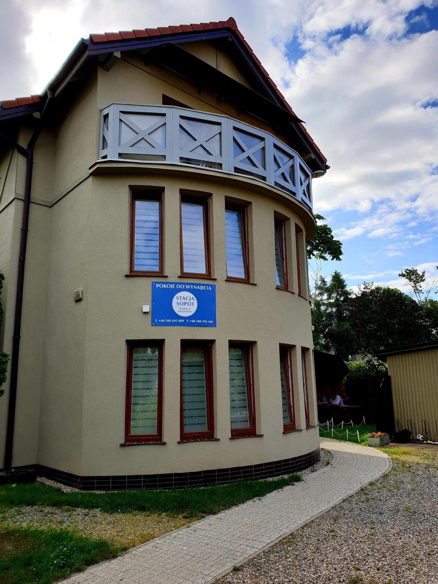Stacja Sopot Pokoje Do Wynajecia Hotel ภายนอก รูปภาพ